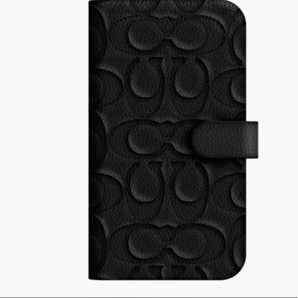 Coach Leather Folio Case for iPhone 13 Pro Max - New